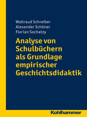 cover image of Analyse von Schulbüchern als Grundlage empirischer Geschichtsdidaktik